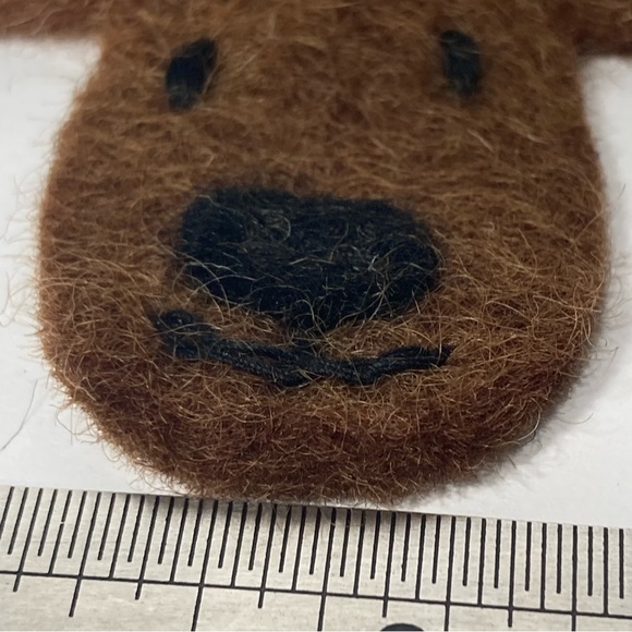Reindeer Felt Embellishment (5) 2 Packs Dimensions 100% Wool Needle Felting - Picture 6 of 16